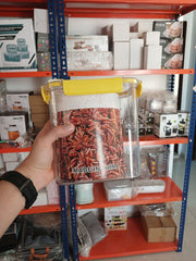 علبة ثلاجة أو بقوليات اكريلك شفاف Easy lock