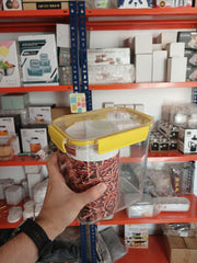 علبة ثلاجة أو بقوليات اكريلك شفاف Easy lock