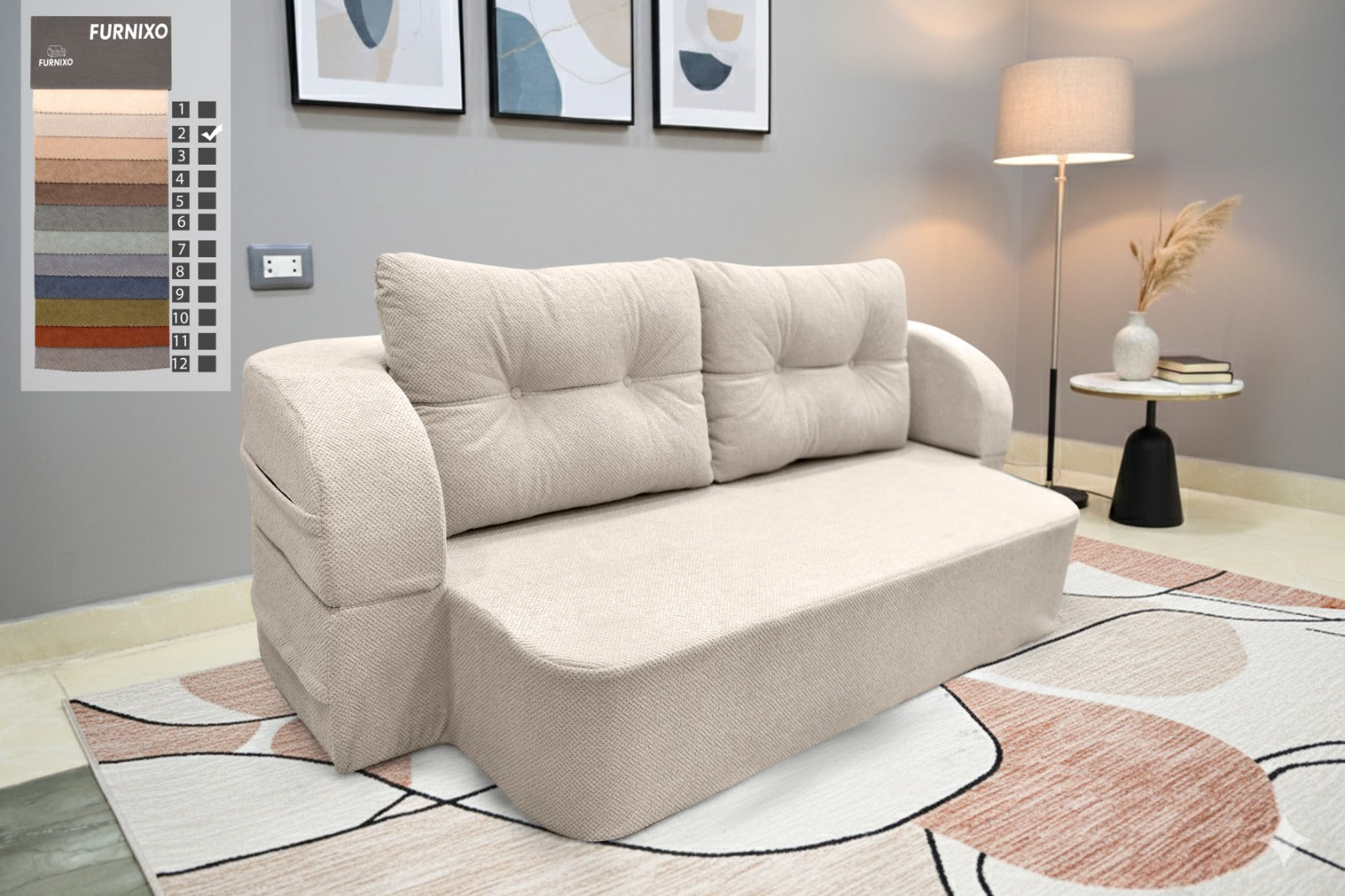 كنبة سرير 2*1 - Sofa Bed
