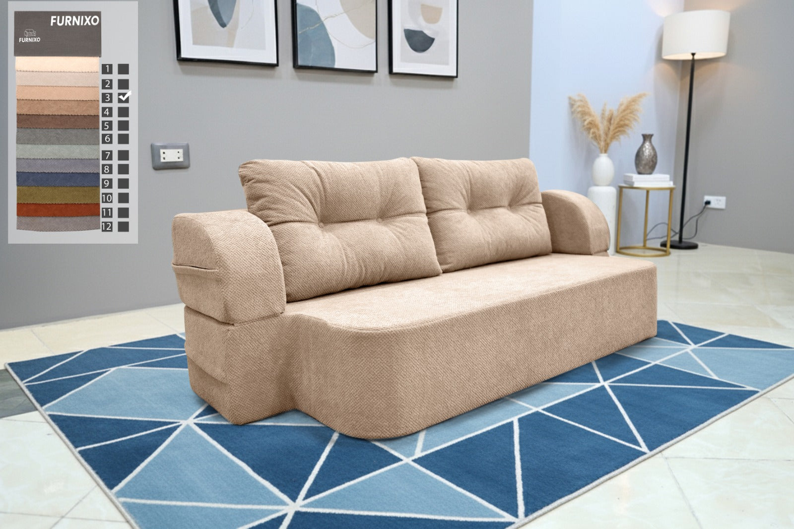 كنبة سرير 2*1 - Sofa Bed