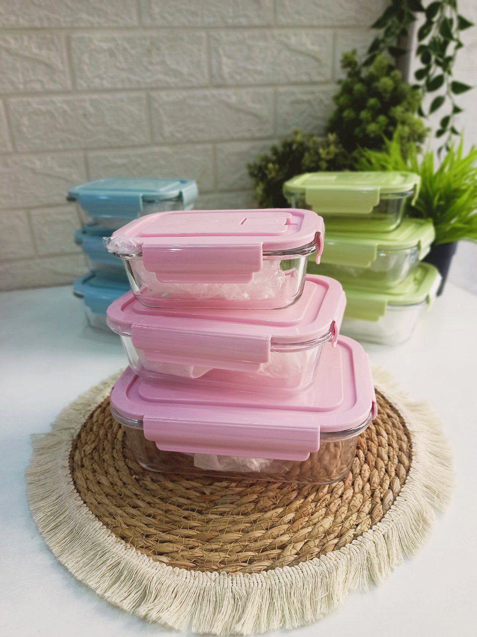 طقم طواجن بيركس مستطيل