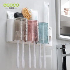 طقم حامل أدوات وفرش الأسنان - ECOCO