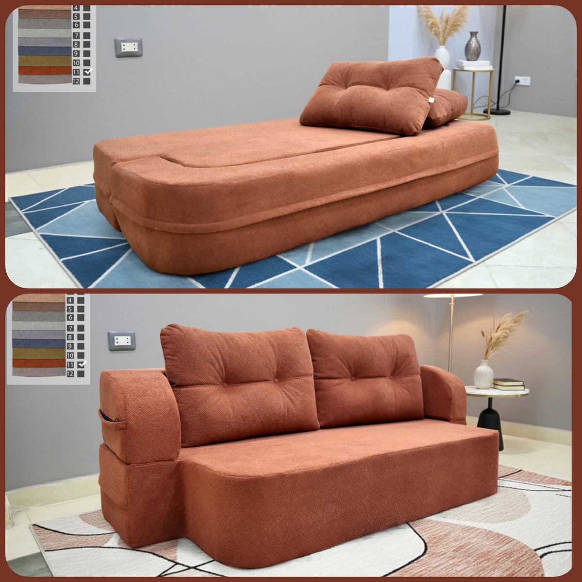 كنبة سرير 2*1 - Sofa Bed