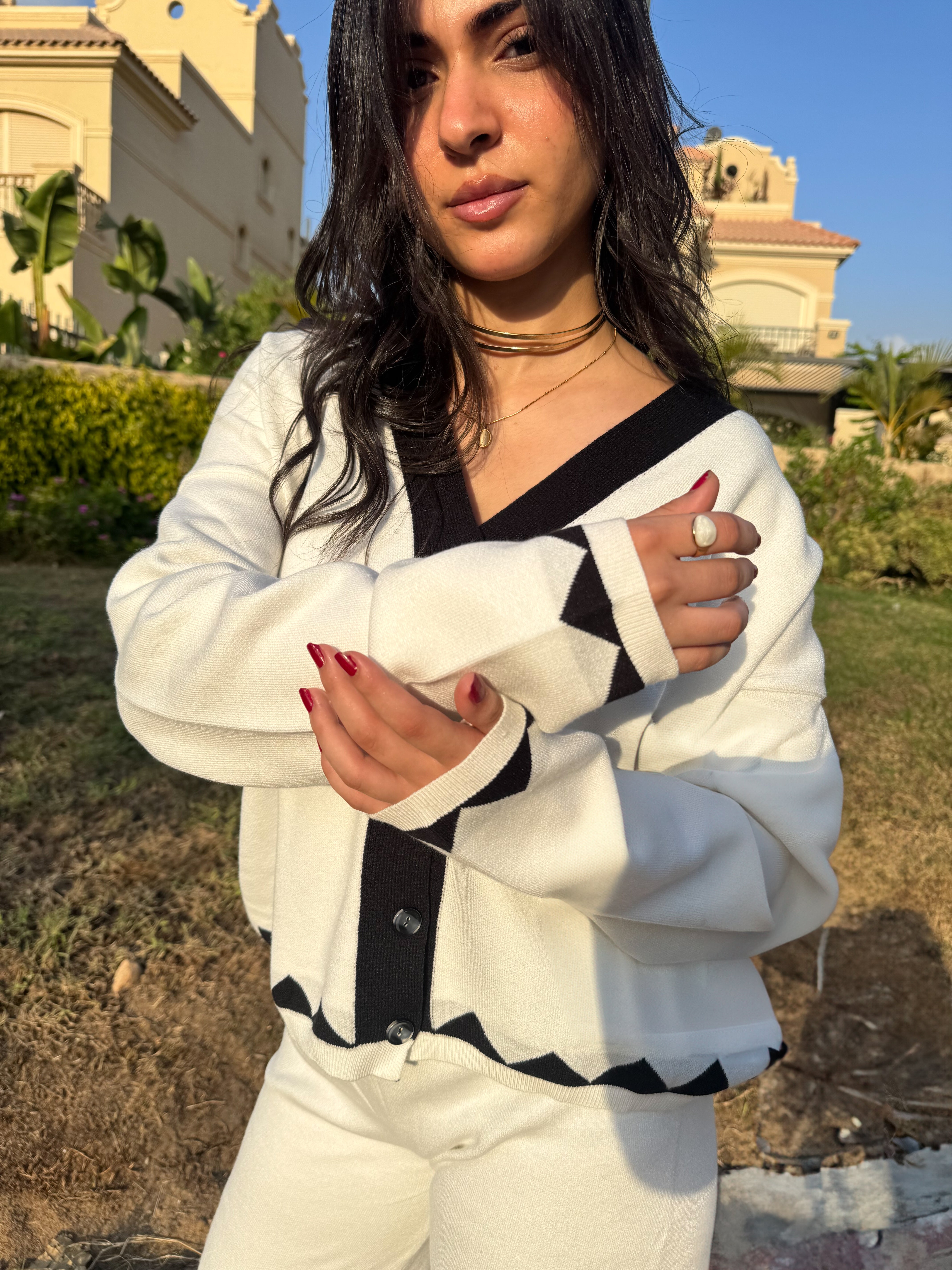 Zigzag Elegance Set - Kashkha Brand