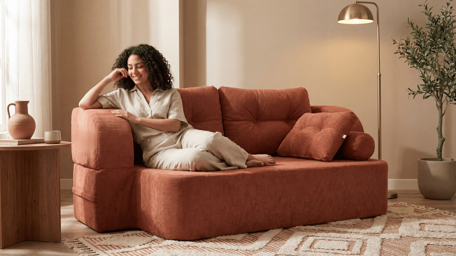 كنبة سرير 2*1 - Sofa Bed